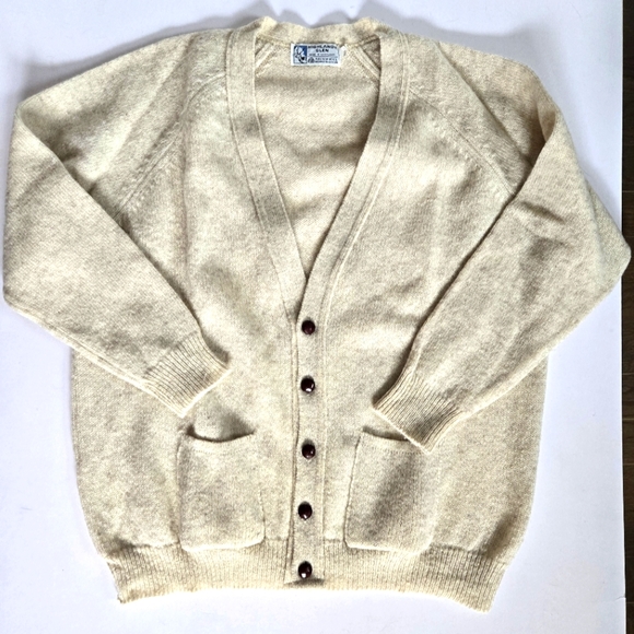 highland glen Sweaters - Highland Glen vintage wool button down cardigan scottish new wool sz 2X